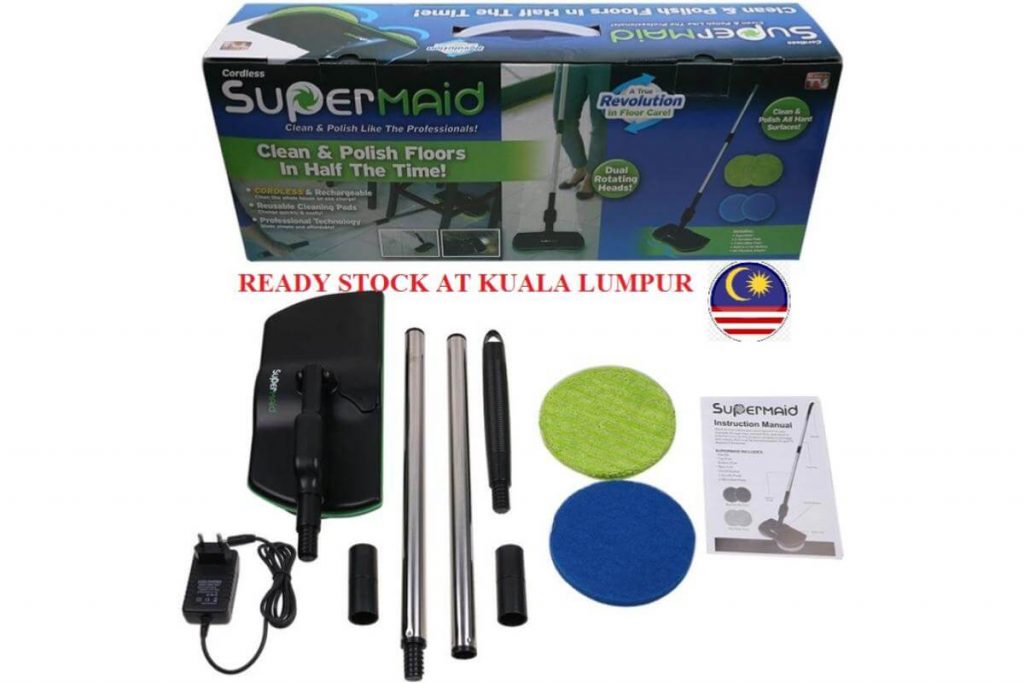 Top 10 Electric Mop in Malaysia 2025 2 Supermaid Wireless Electric Spin Cordless Mop