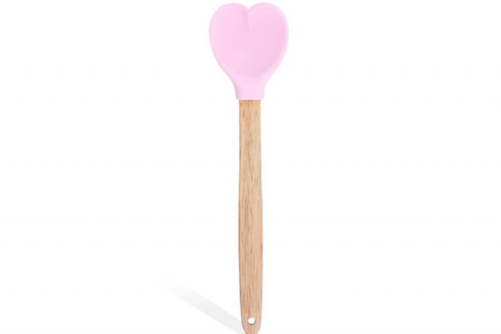 Top 10 Silicone Spatula In Malaysia 2025 4 Fais Du Heart Shape Silicone Pastry Spatulas With Wooden Handle
