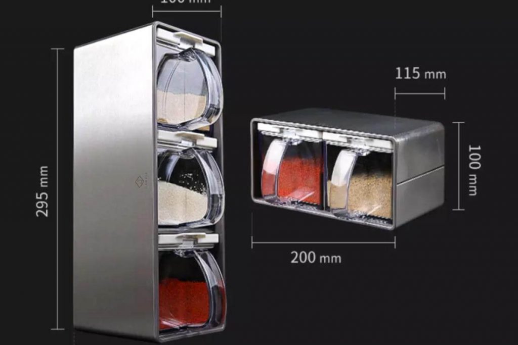 Top 10 Seasoning Container In Malaysia 2025 10 JX Minimalist Spice Container