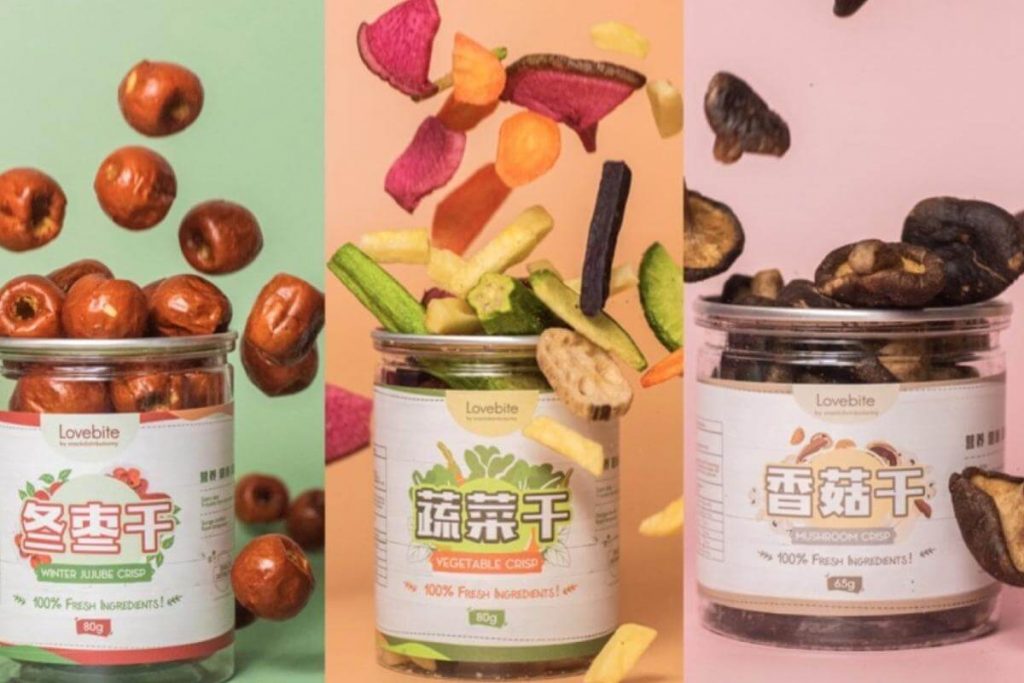 Top 10 Veggie mixed snacks in Malaysia 2025 11 LOVEBITE Natural Dried Vegetable Crisp