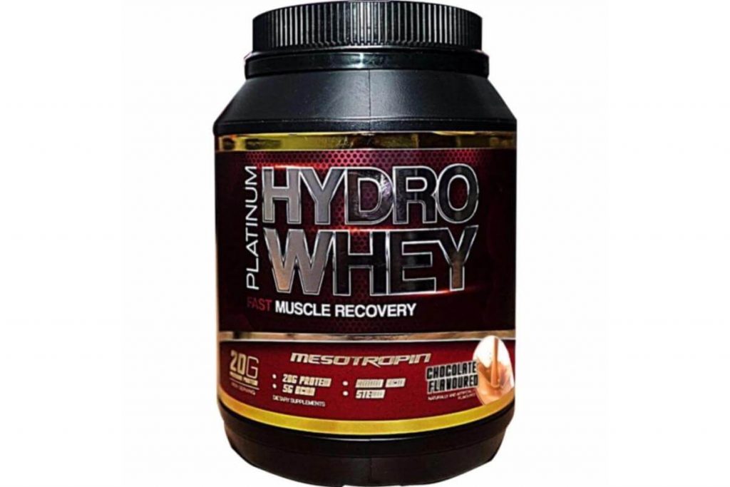 10 Makanan Tambahan Protein Whey Terbaik di Malaysia 2025 6 Mesotropin Platinum Hydro Whey Chocolate