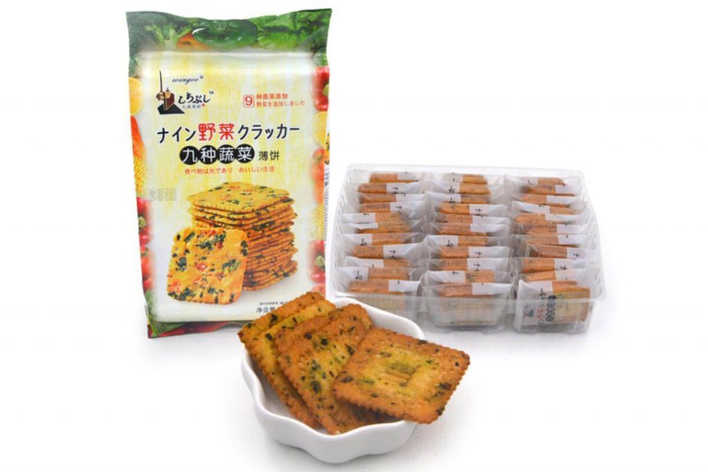 Top 10 Veggie mixed snacks in Malaysia 2025 5 Nine Kind of Vegetables Biscuit