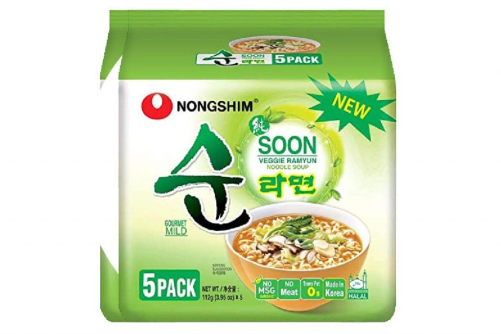Top 10 Vegan instant noodles in Malaysia 2025 11 Nongshim Soon Veggie Ramyun Vegan