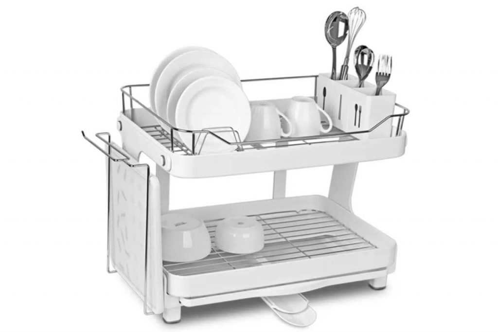 Top 10 Best Dish Rack In Malaysia 2025 3 Stoneline Lady Disk Rack with Swivel Spout