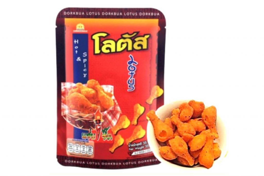 Top 10 BBQ Flavored Snacks In Malaysia 2025 6 Thailand Drumstick Snack Lotus Dorkbua BBQ Flavor