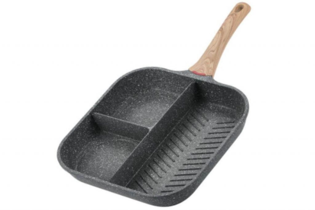 Top 10 Multipurpose Pan In Malaysia 2025 10 Ventures Non Stick Marble Stone in Divided Grill Pan