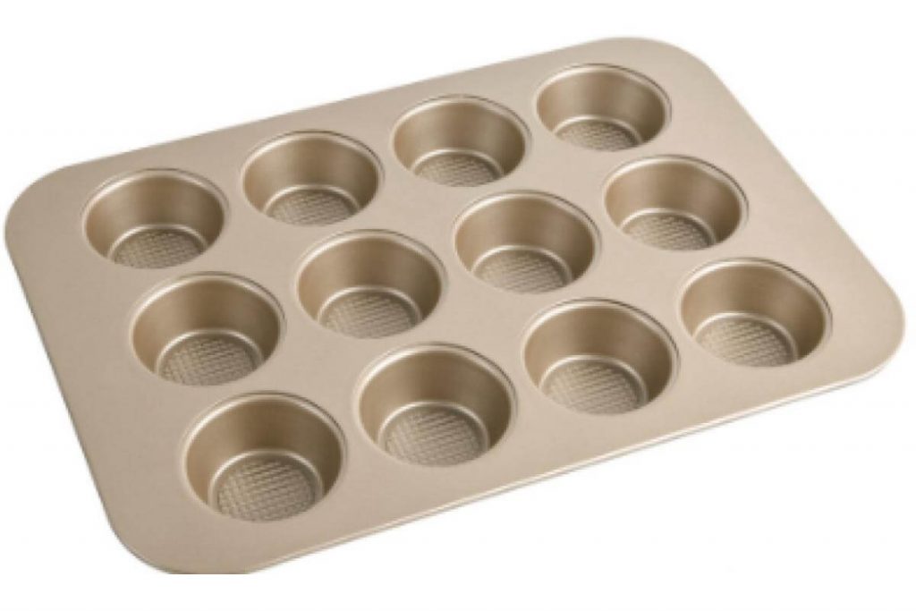 Top 10 Muffin Tin In Malaysia 2025 3 Amercook Champagne Gold Cups Muffin Pan