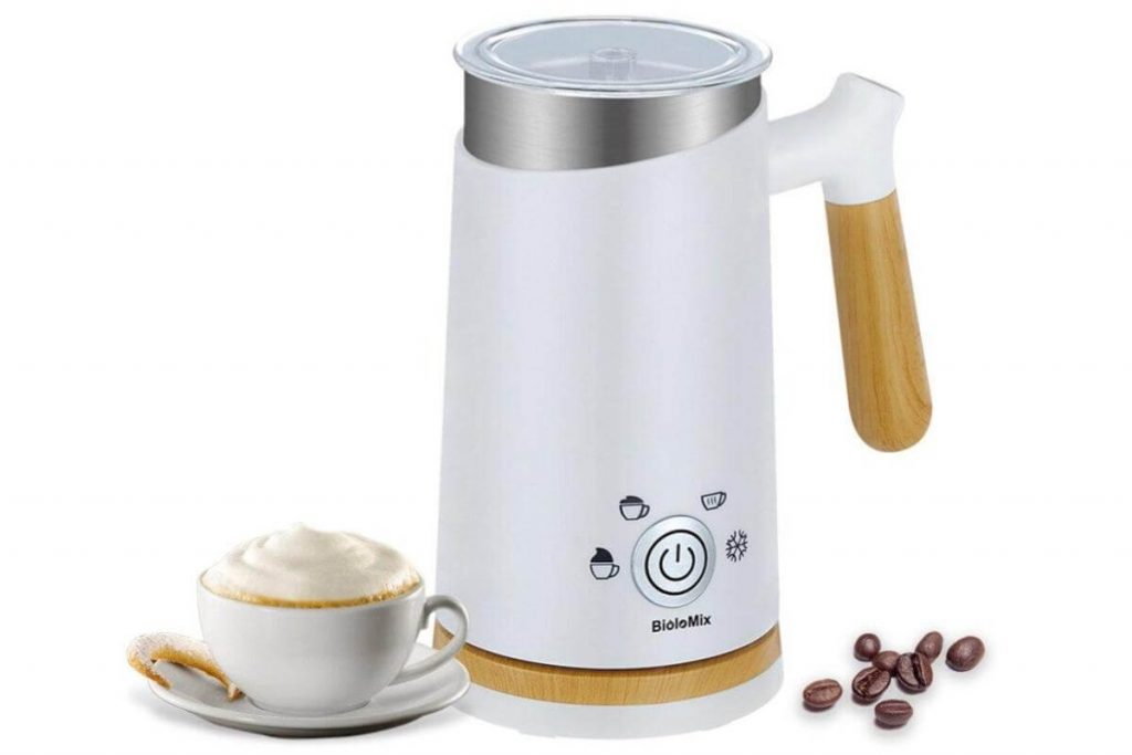 Top 10 Milk Frother Machine In Malaysia 2025 7 BioloMix Automatic Hot and Cold Milk Frother