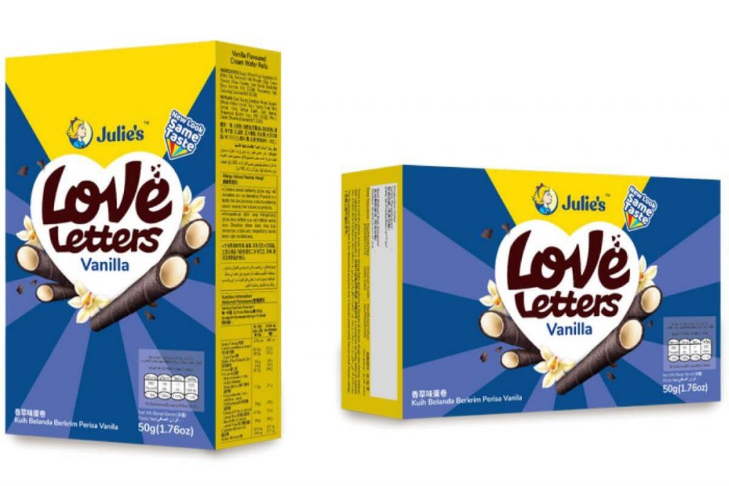 Top 10 Vanilla Biscuits /Snacks/ Crackers In Malaysia 2025 9 Julies Love Letters Wafers Vanilla Cream
