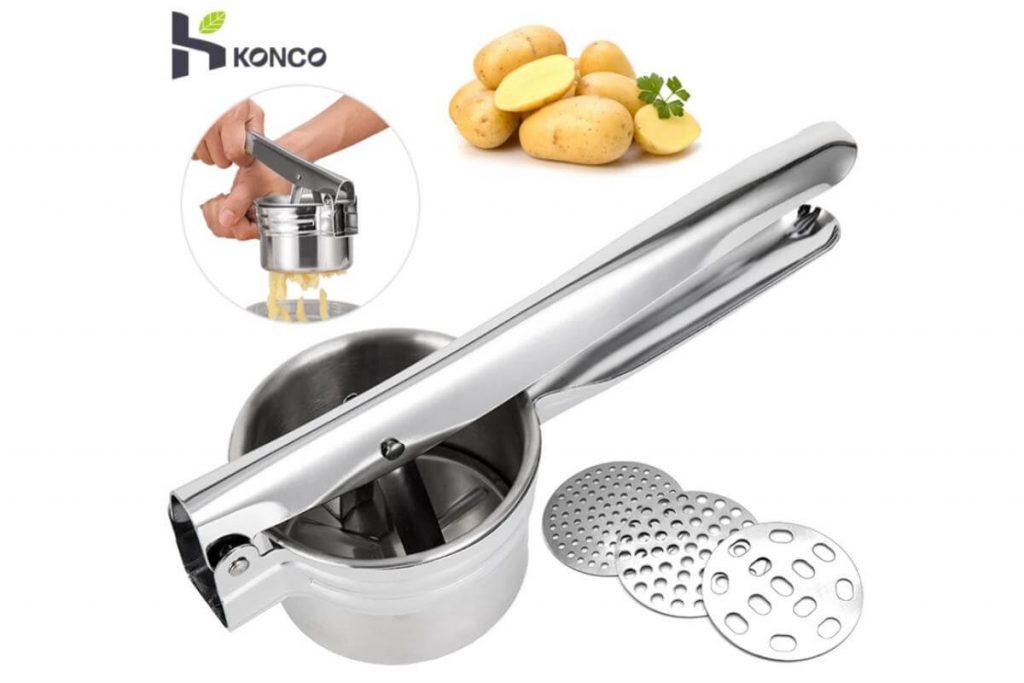 Top 10 Potato Masher In Malaysia 2025 5 Konco Stainless Steel Potato Ricer and Masher