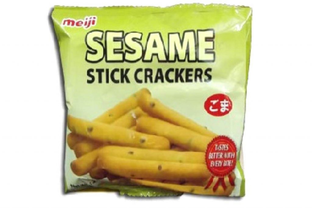 Top 10 Sesame Snacks in Malaysia 2025 3 Meiji Sesame Stick Crackers