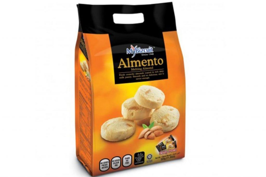 Top 10 Almond Snacks in Malaysia 2025 9 MyBizcuit Almento Melting Almond