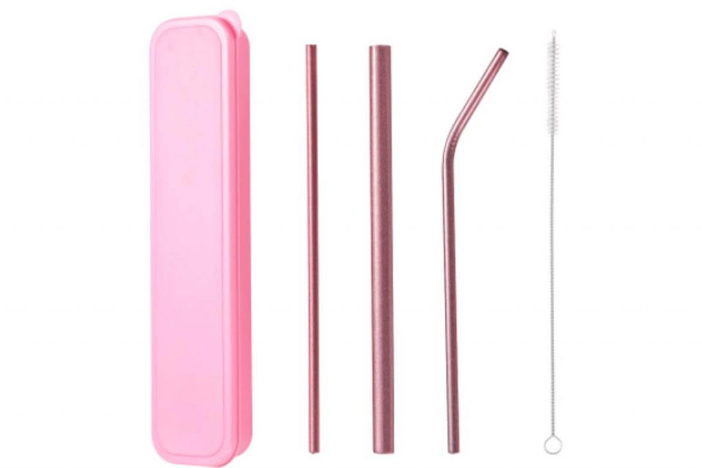 Top 10 Reusable Straw In Malaysia 2025 3 Pandeat Stainless Steel Straws Set