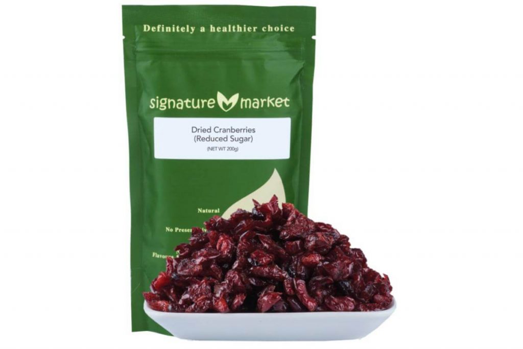 Top 10 Cranberry Snacks In Malaysia 2025 8 Signature Market Dried Cranberries Reduced Sugar