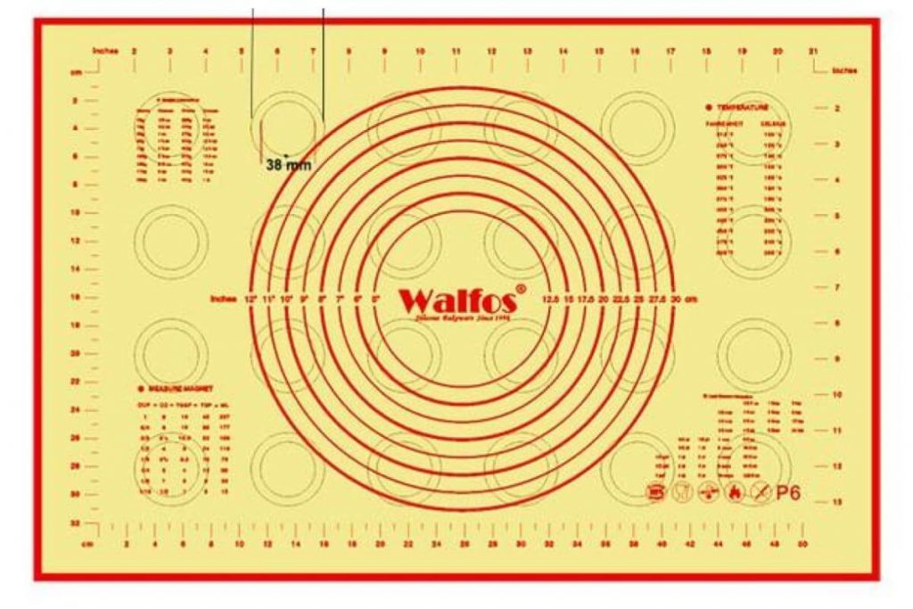 Top 10 Baking Mat In Malaysia 2025 9 Walfos Silicone Pastry Baking Mat