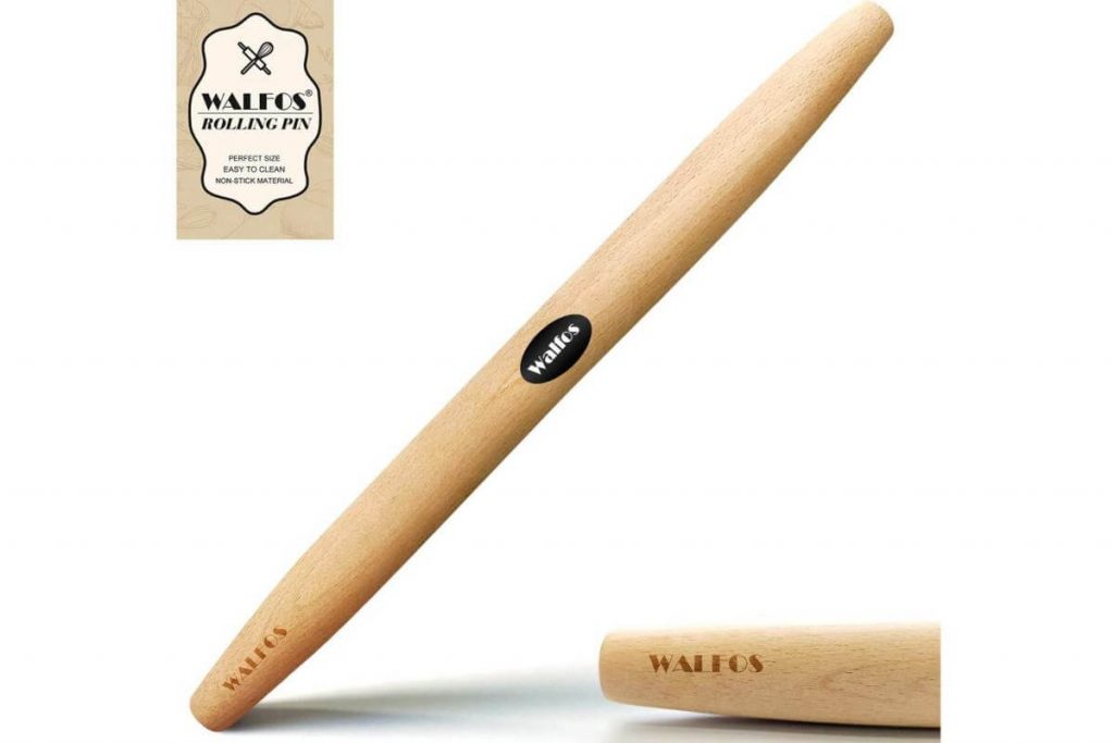 Top 10 Rolling Pin In Malaysia 2025 5 Walfos Wooden Rolling Pin