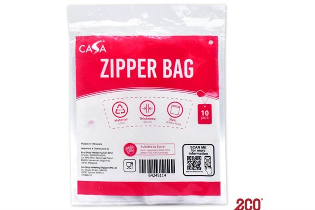 Top 10 Best Ziplock Bag In Malaysia 2026 6 Casa Plastic Bag with Sealable Zipper Ziplock