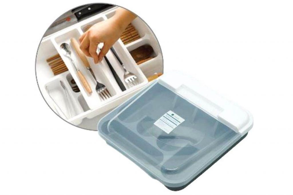 Top 10 Best Cutlery Tray In Malaysia 2025 10 Eco Living Compartments Cutlery Tray With Cover
