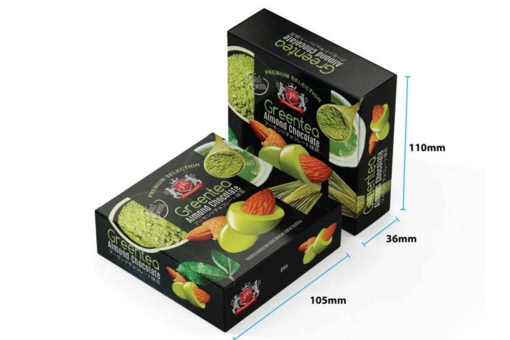 10 Coklat Matcha/ Teh Hijau Terbaik di Malaysia 2025 2 GPR Chocolate Green Tea Almond