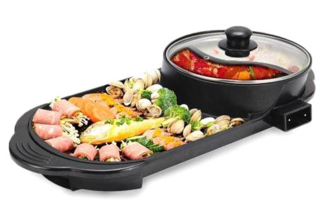 Top 10 Best Steamboat Grill In Malaysia 2025 6 Hericaine In Electric BBQ Steamboat Pot