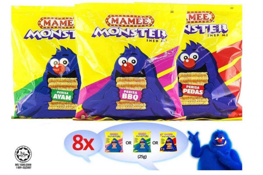 Top 10 Best Malaysian Childhood Snacks 2025 7 Mamee Monster Noodle Snack