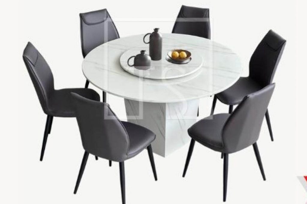 Top 10 Best Round Dining Table In Malaysia 2025 11 Teck Seng Full Marble Ashlee Dining Set