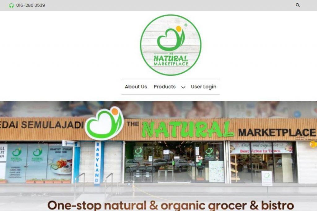 10 Kedai Online Barangan Organik di Malaysia 2025 4 The Natural Marketplace