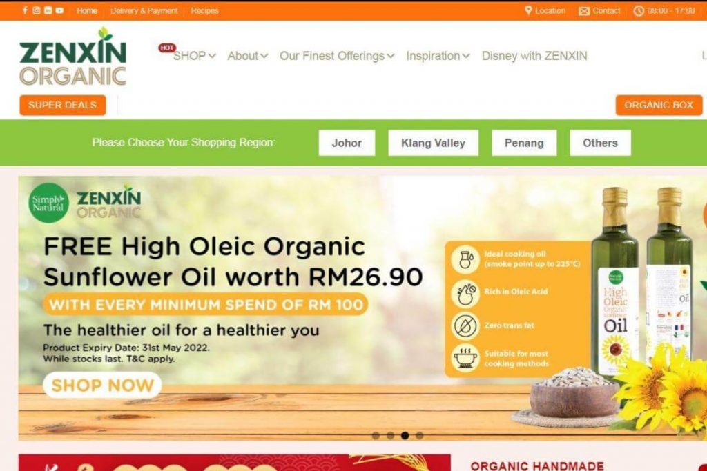 10 Kedai Online Barangan Organik di Malaysia 2025 2 ZenXin Orcanic