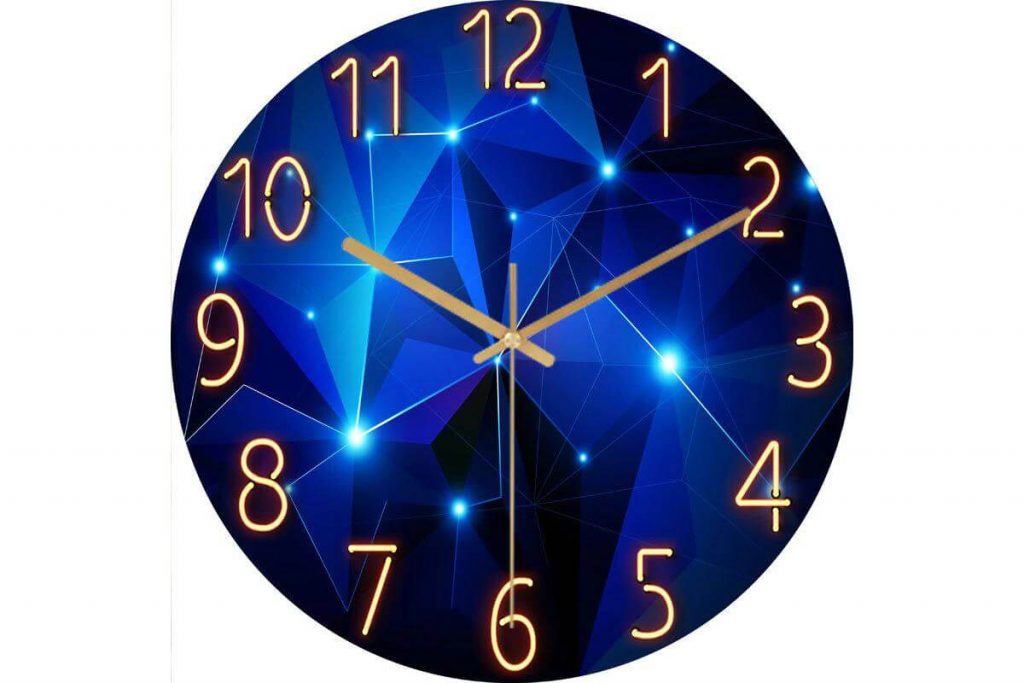 Top 10 Best Wall Clocks in Malaysia 2025 5 CM Wall Clock Glass Quartz Silent Clock