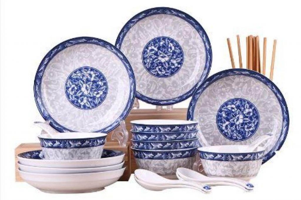 Top 10 Best Dinnerware Sets in Malaysia 2025 9 pcs Underglaze Ceramic Tableware Set