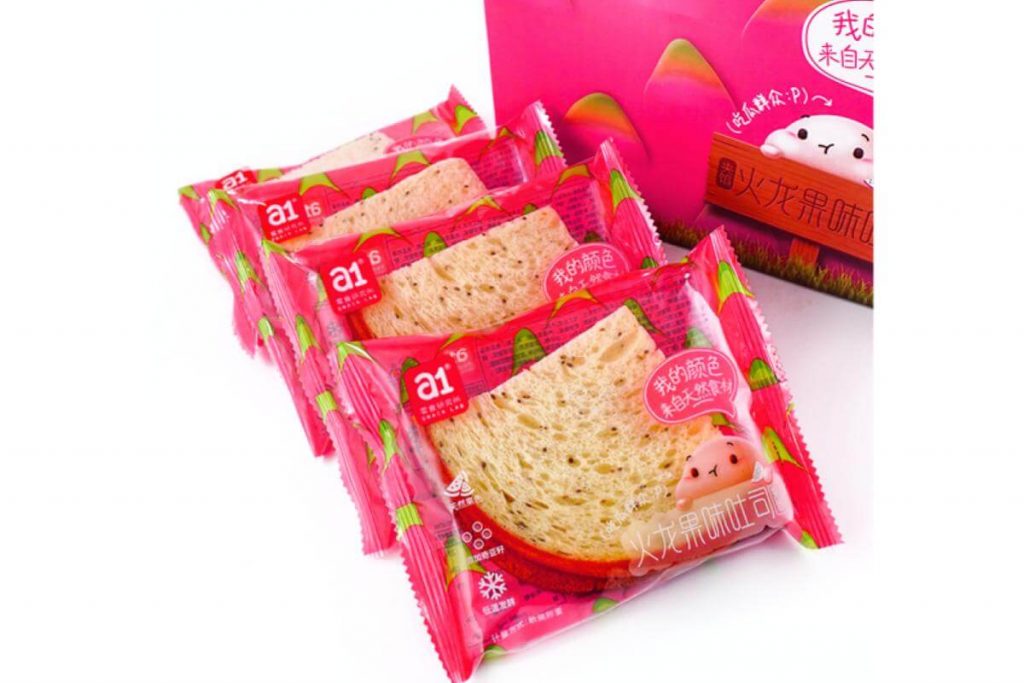 8 Snek Buah Naga Terbaik di Malaysia 2025 6 A Snacks lab Toast Dragon Fruit