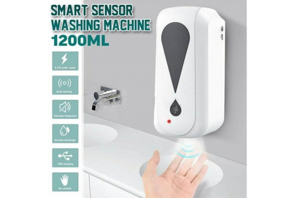 Top 8 Best Hand Sanitizer Dispenser in Malaysia 2025 4 Automatic Hand Sanitizer Dispenser Wall Mount ML