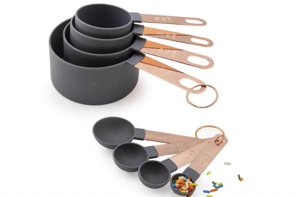 Top 10 Measuring Spoons in Malaysia 2025 6 DILAS HOME pc Rose Gold Plastic Measuring Spoon