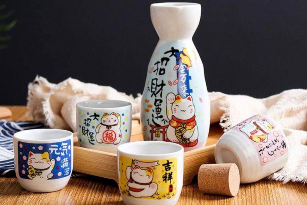 Top 10 Sake Cups in Malaysia 2025 4 Japanese Sake Pot with Cup Set