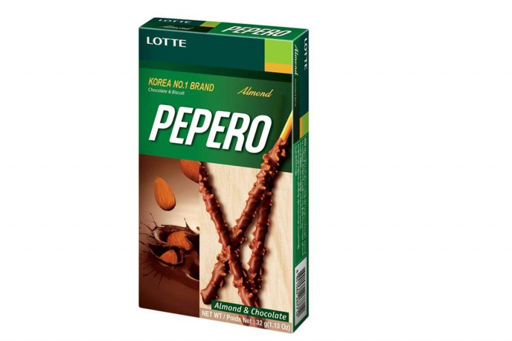 Top 10 Best Korean Snacks You Have To Try 2025 4 Lotte Pepero Almond Chocolate