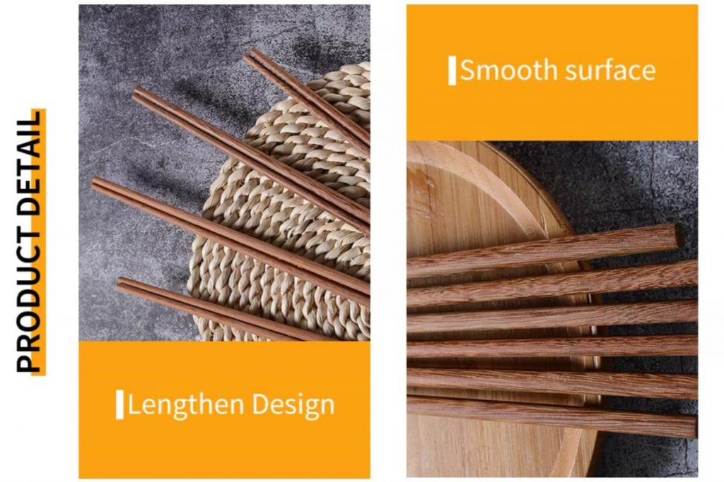 Top 9 Best Chopsticks in Malaysia 2025 6 Migecon Long Chopsticks