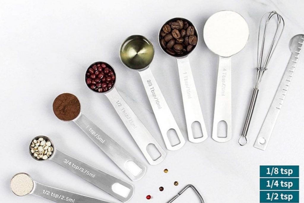 Top 10 Measuring Spoons in Malaysia 2025 2 Multipurpose Food Grade Stainless Steel Measuring Spoon