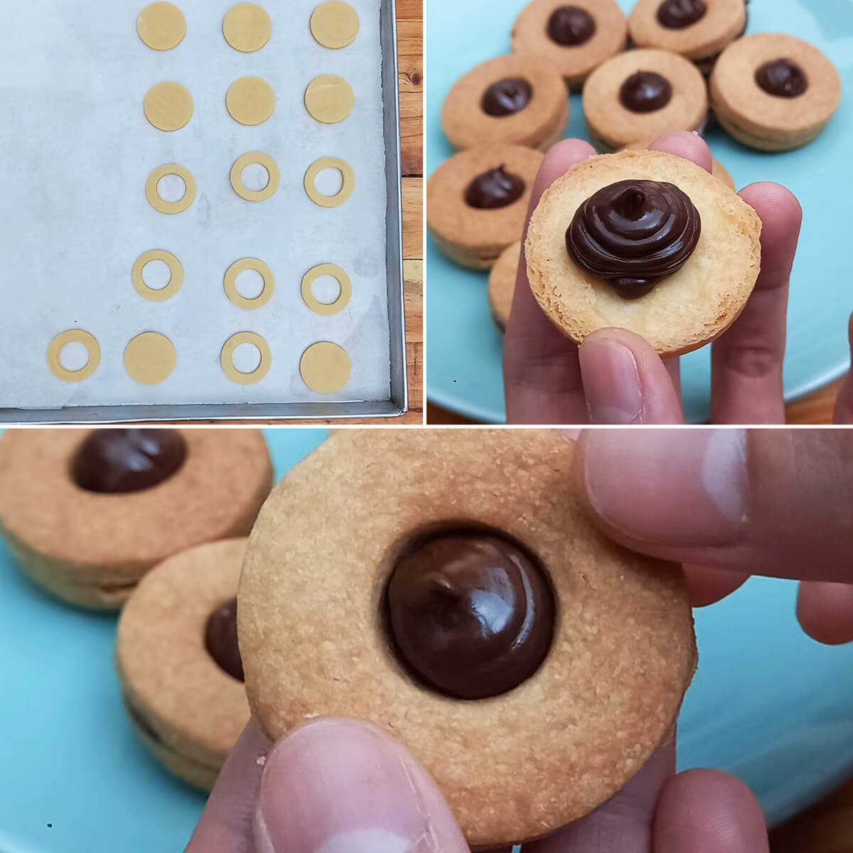 Nutella Condensed Milk Cookie step