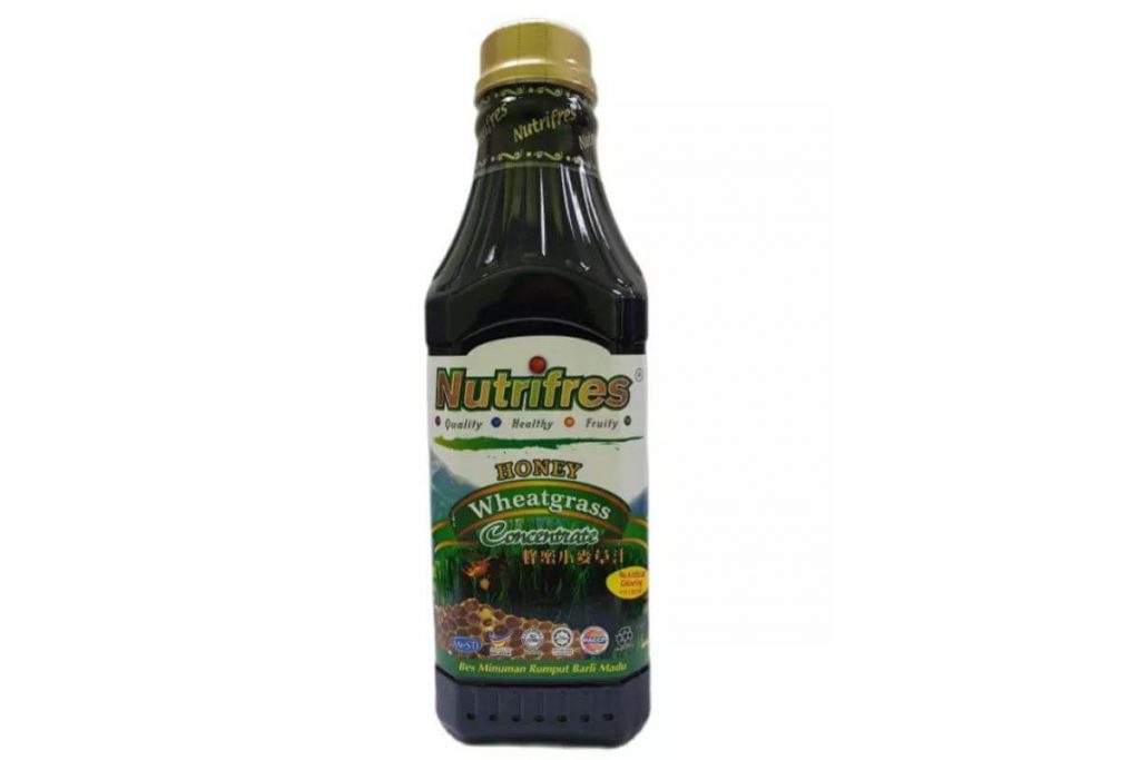 10 Serbuk Wheatgrass Terbaik di Malaysia 2025 11 Nutrifres Honey Wheatgrass Fruit Juice Concentrate
