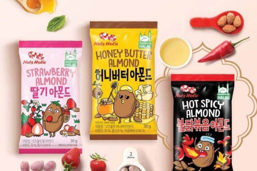 Top 10 Best Korean Snacks You Have To Try 2025 6 Nuts Holic almond snacks
