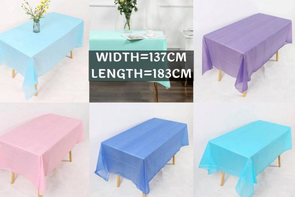 Top 8 Best Table Covers in Malaysia 2025 6 One Time Use Plastic Table Cover