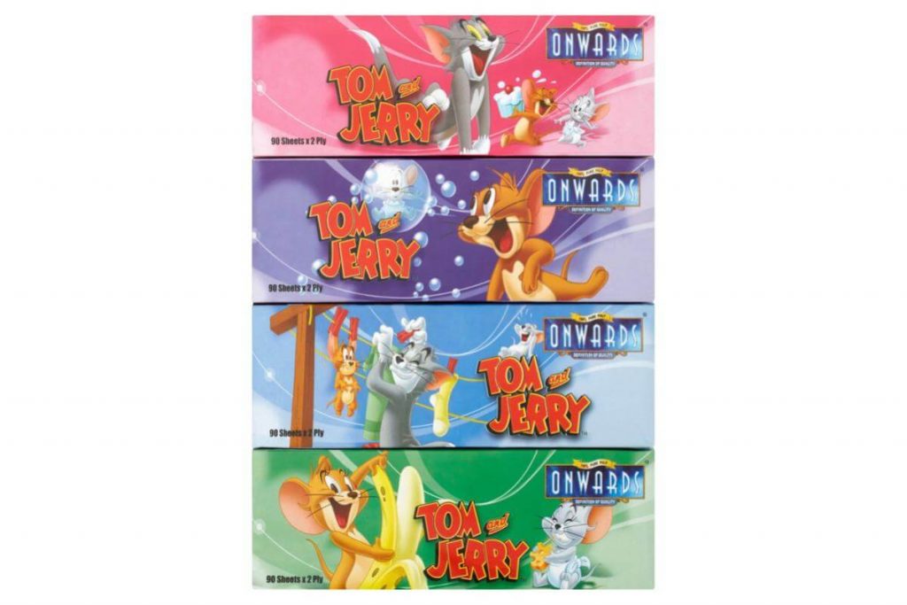 Top 10 Best Facial Tissue Brands in Malaysia 2025 9 Onwards Tom Jerry Facial Tissues