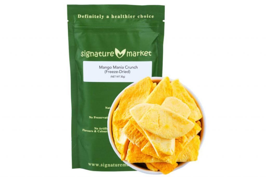 Top 9 Best Mango Snacks in Malaysia 2025 9 Signature Market Mango Mania Crunch Freeze Dried