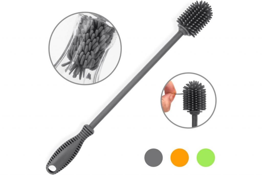 Top 10 Best Bottle Brushes in Malaysia 2025 6 Silicone Cup Brush Scrubber Glass Cleaner