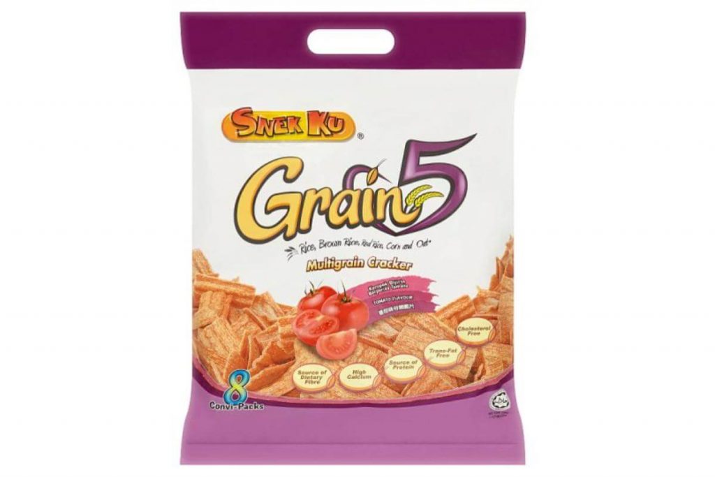 Top 10 Best Tomato Snacks in Malaysia 2025 11 Snek Ku Grain Multigrain Snack Crackers Tomato Flavour