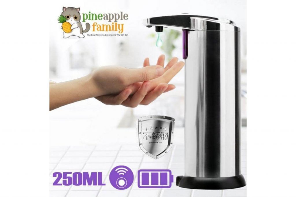 Top 8 Best Hand Sanitizer Dispenser in Malaysia 2025 7 Stainless Steel Automatic Sensor Infrared Handfree Sanitizer Soap Dispenser