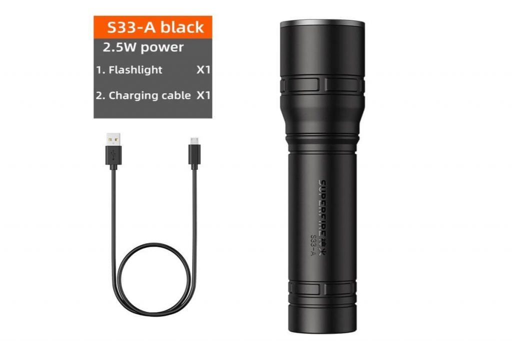 Top 9 Best Torchlights in Malaysia 2025 3 Supfire S A LED Rechargeable Torchlight
