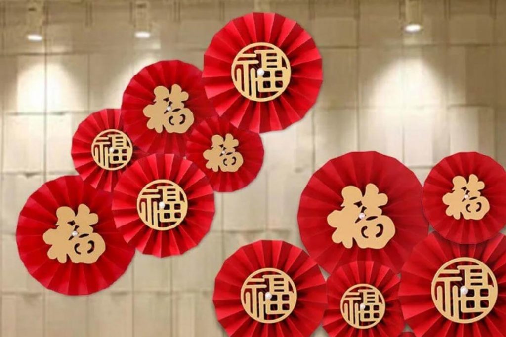 Top 10 Best CNY Decoration in Malaysia 2025 6 Three Dimensional Blessing Door Wall Stickers