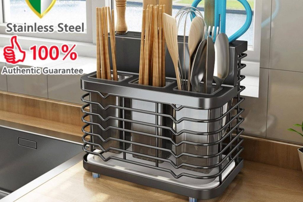 Top 10 Best Cutlery Holder in Malaysia 2026 8 Yanusl . Mall Stainless Steel Knife Holder