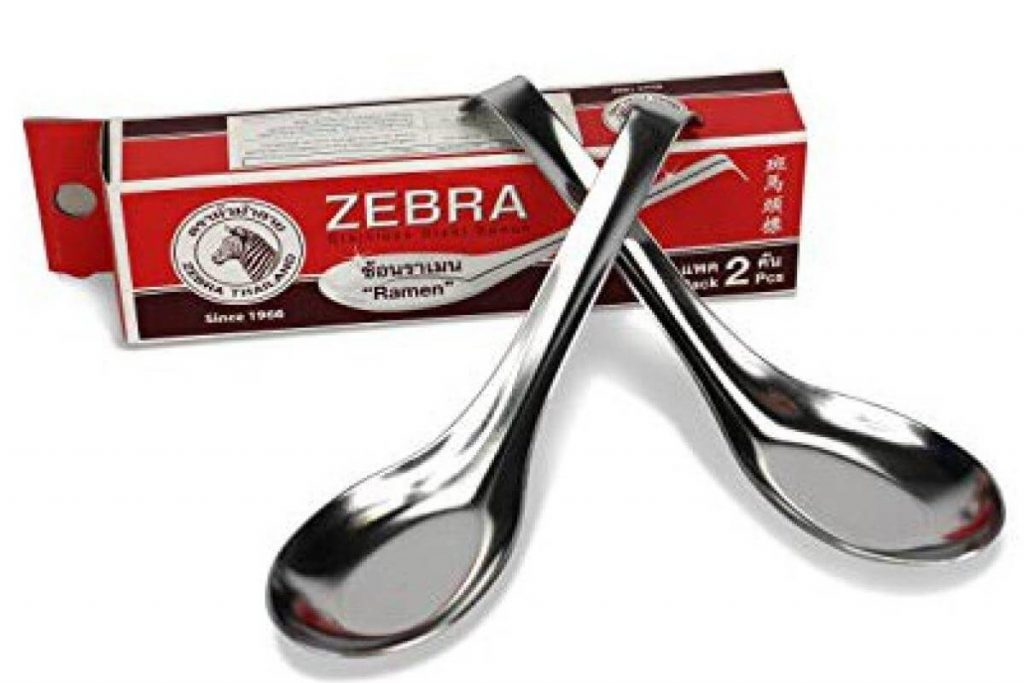 Top 10 Best Serving Spoons in Malaysia 2025 6 Zebra Ramen Spoon